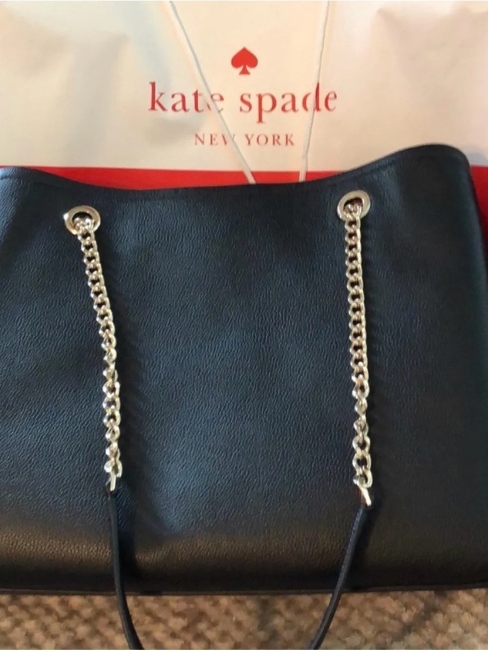 kate spade structured black